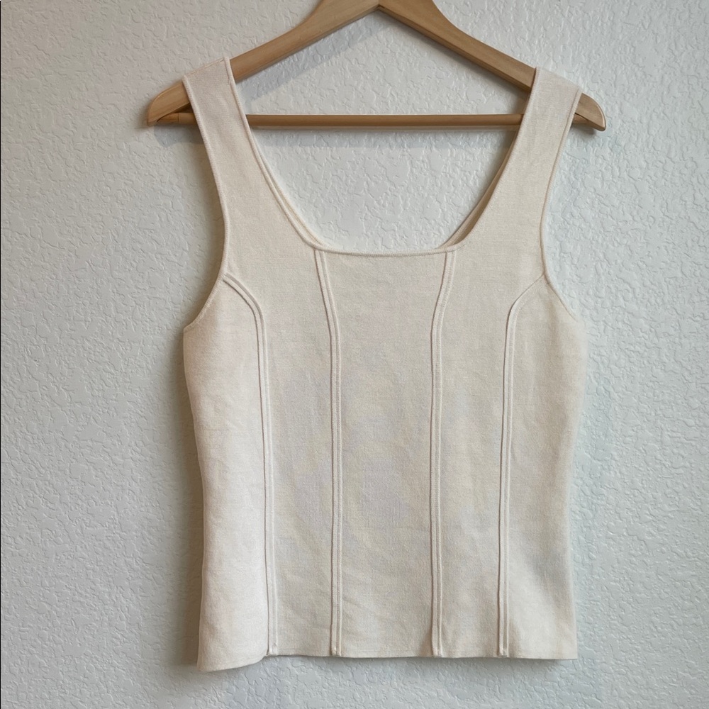MARLED Cream Tank Top • M